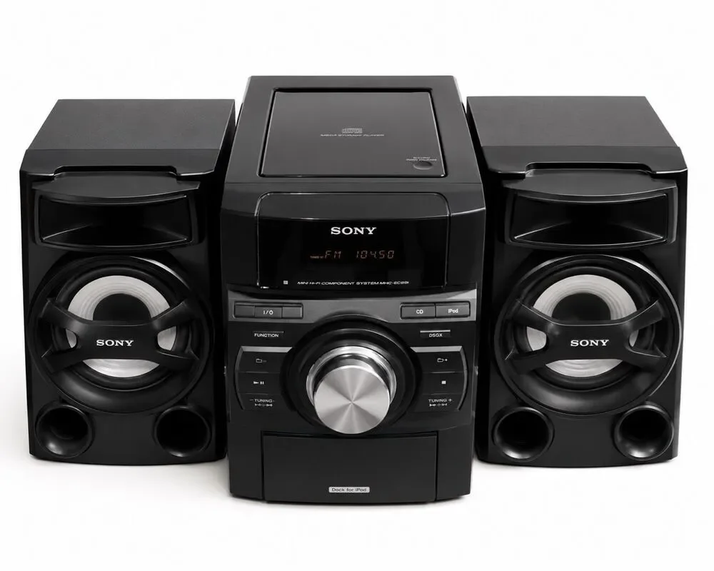Sony Stereo Boombox Model HCD-EC691 CD/Radio/Ipod 30 Pin- MP3- Bass READ DESCRIP